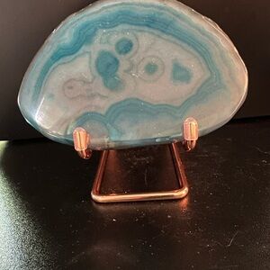 Dragon Vein Agate Slice – 11oz– 5.25x4–Green